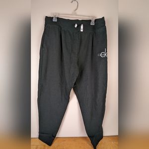 Women's black XL CK logo pj pants